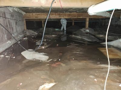 Water Damage Scene